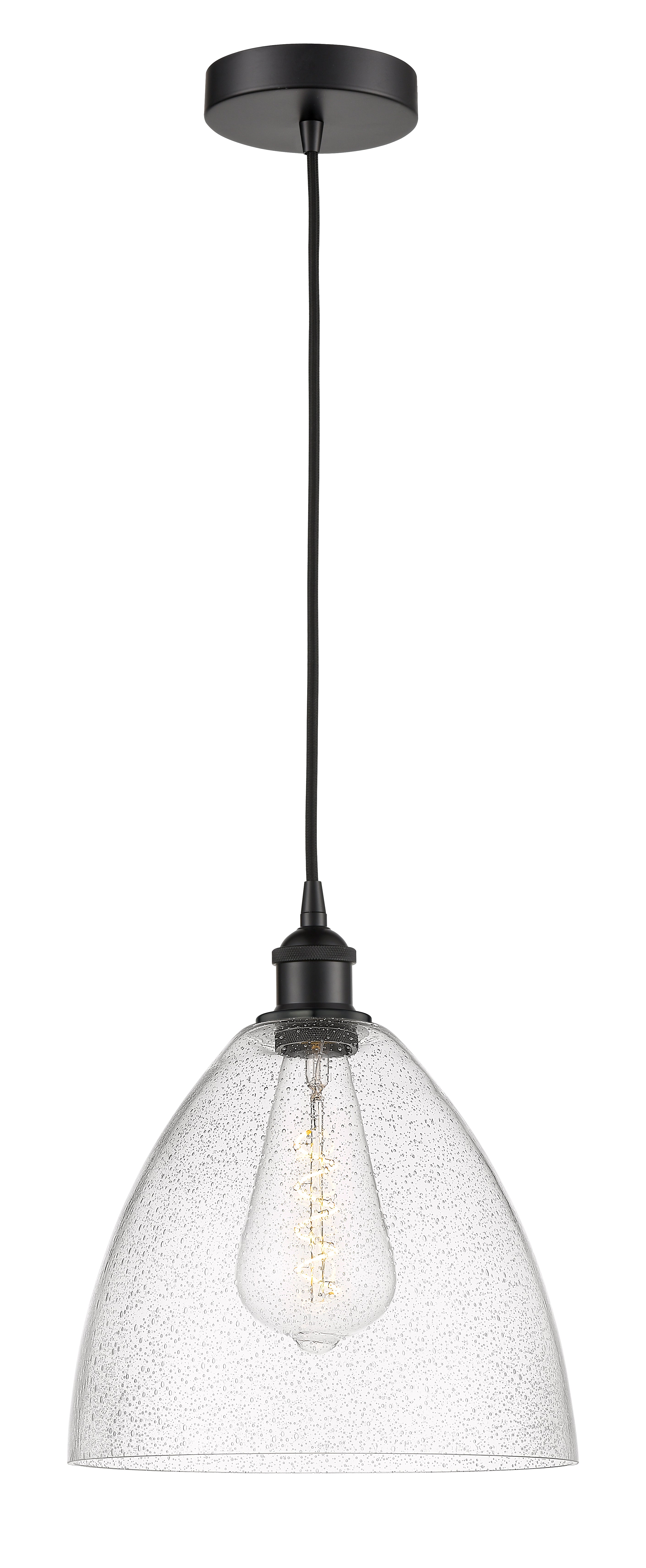Edison Mini Pendant Cast Brass 12 Inch