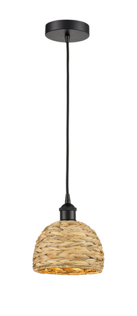 Edison Mini Pendant Antique Brass Woven