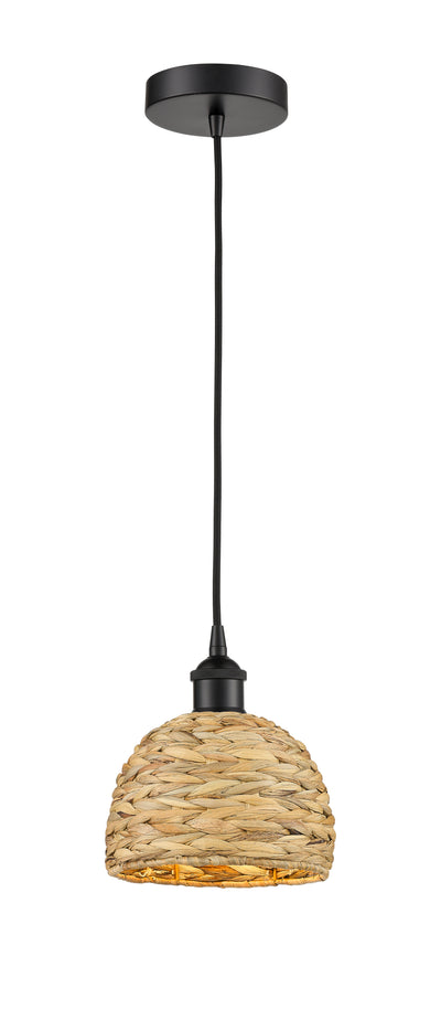 Edison Mini Pendant Antique Brass Woven