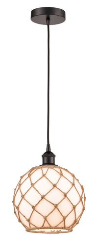 Edison Mini Pendant Antique Brass 10 Inch