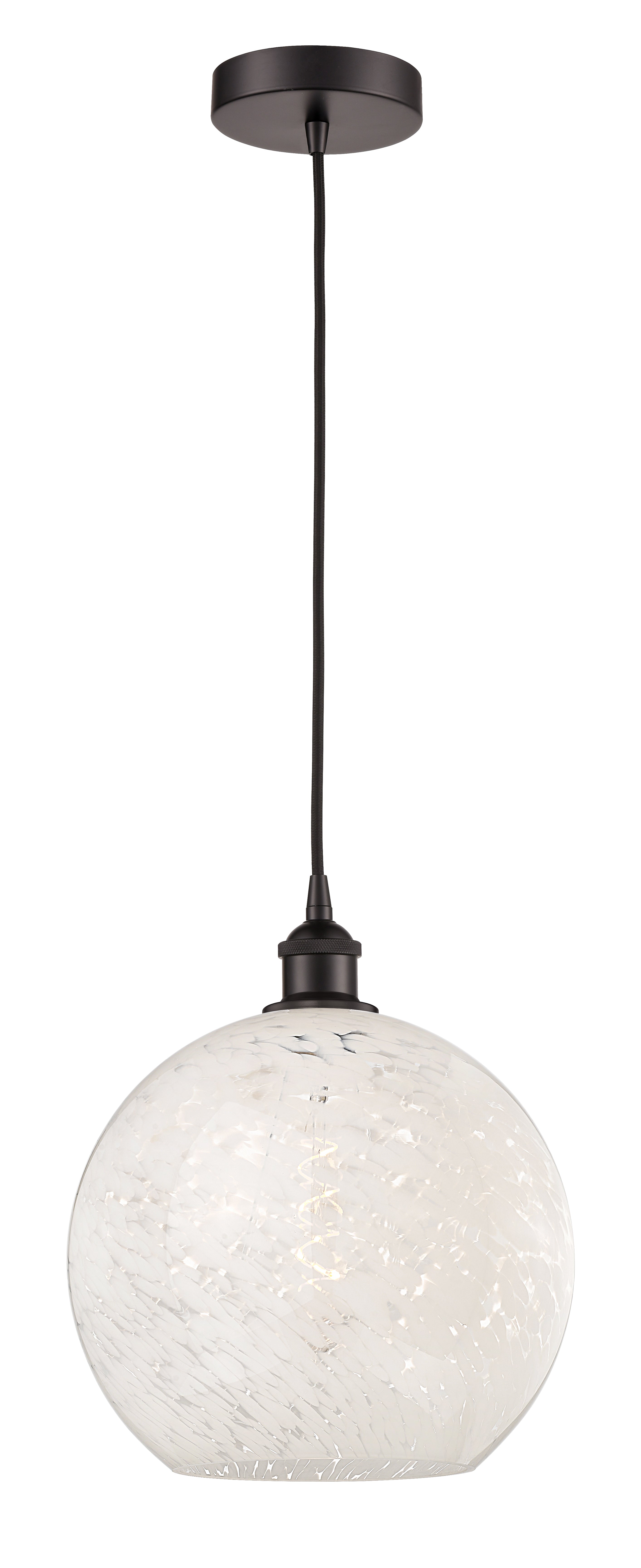 Edison Mini Pendant Antique Brass 12 Inch