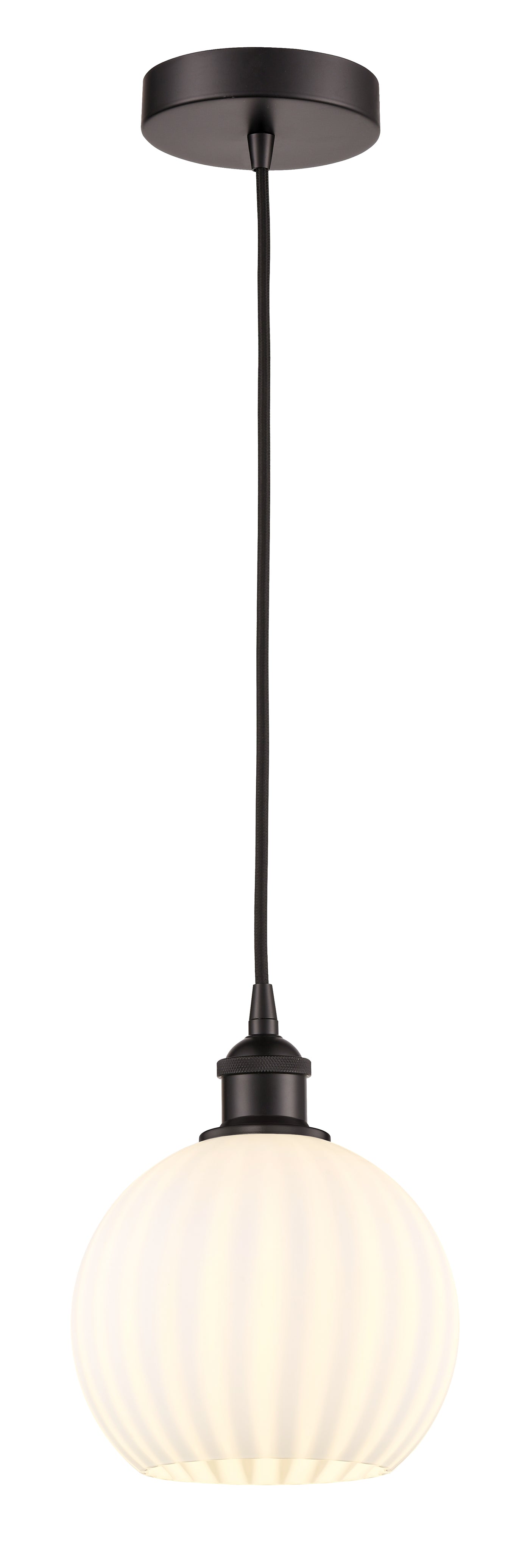 Edison Mini Pendant Cast Brass 8 Inch