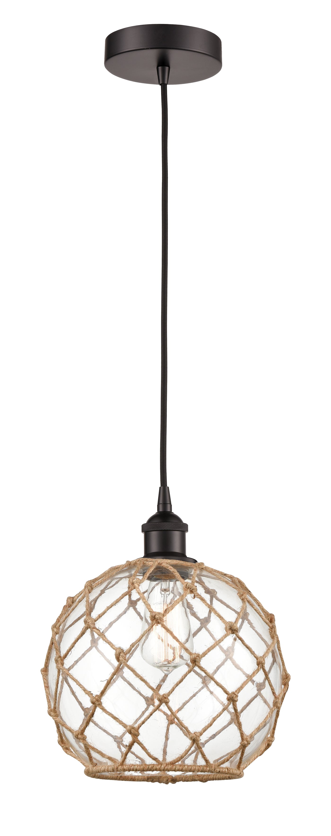 Edison Mini Pendant Antique Brass 10 Inch