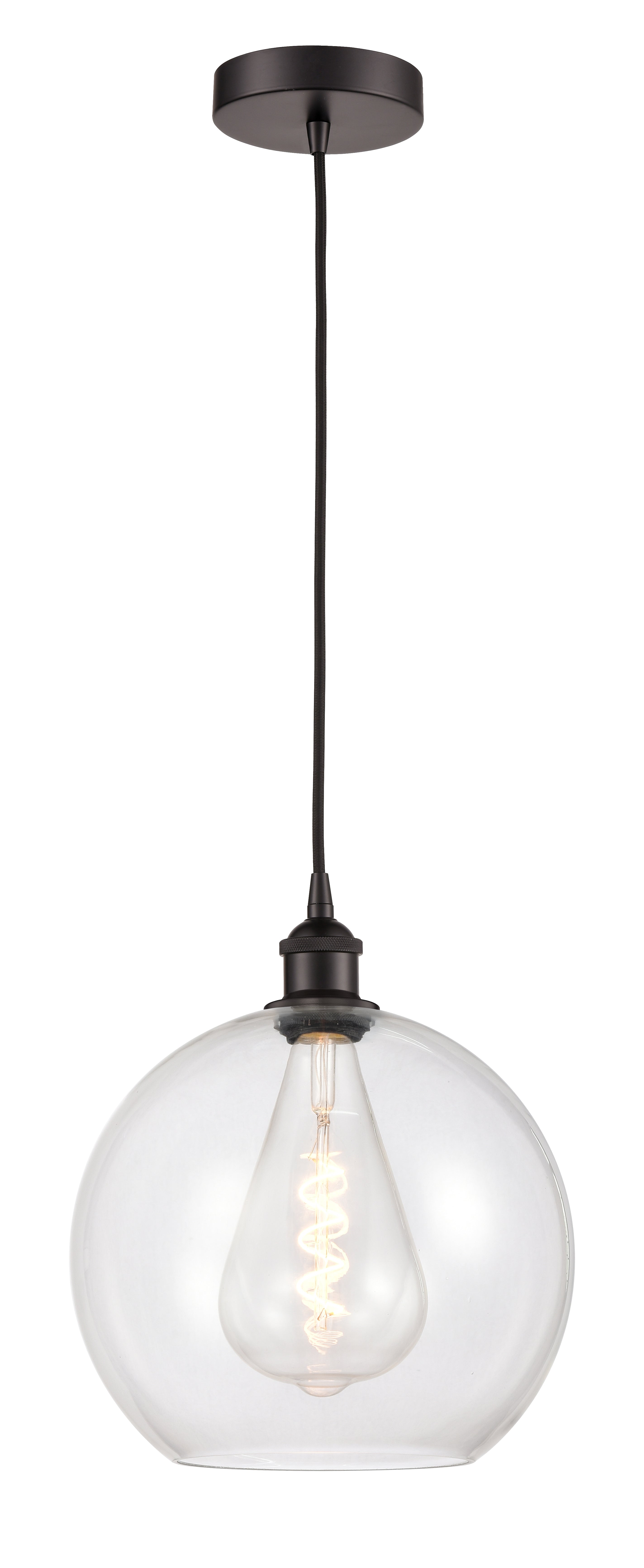 Edison Mini Pendant Antique Brass Finish