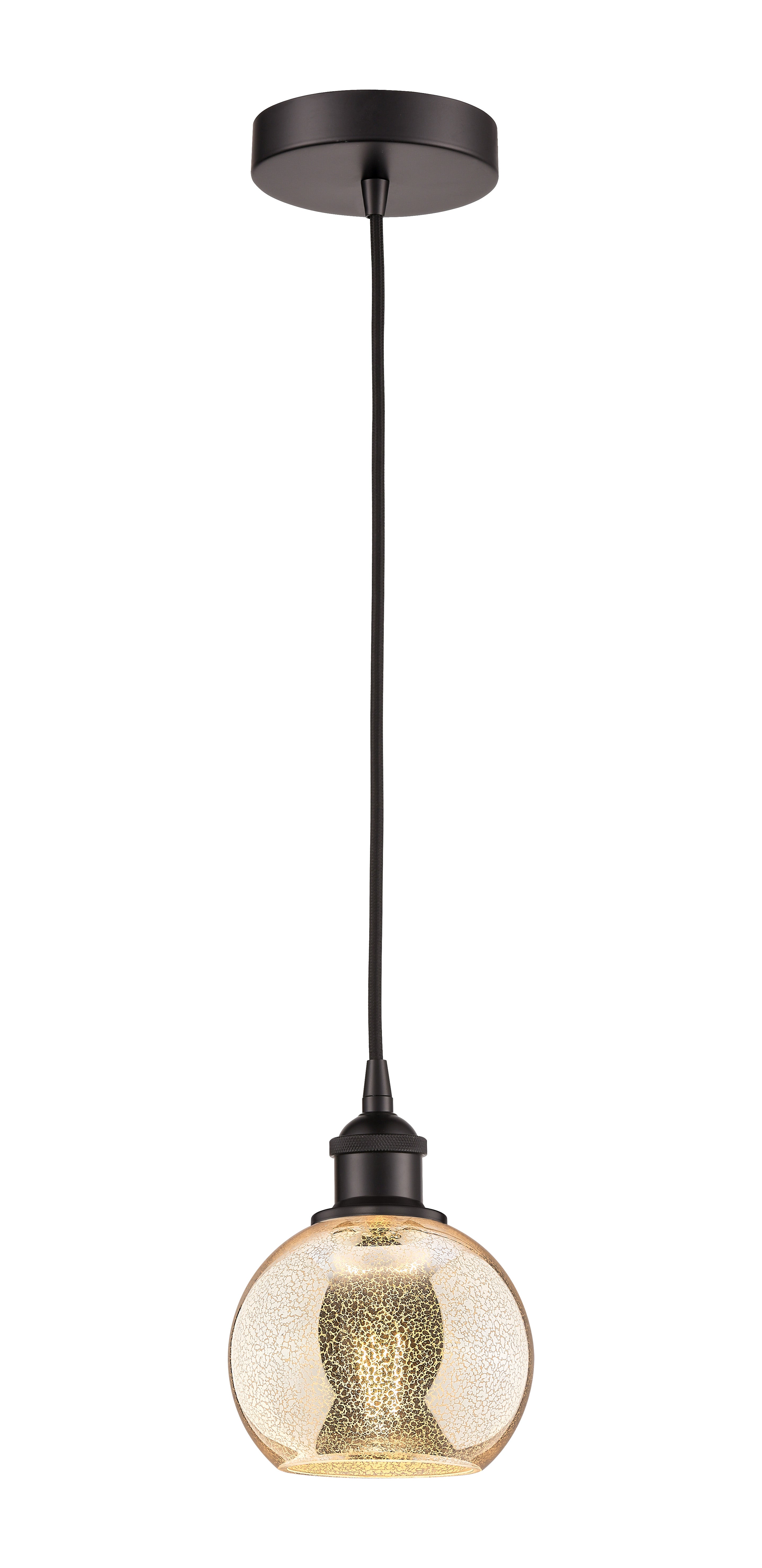 Edison Mini Pendant Antique Brass Finish