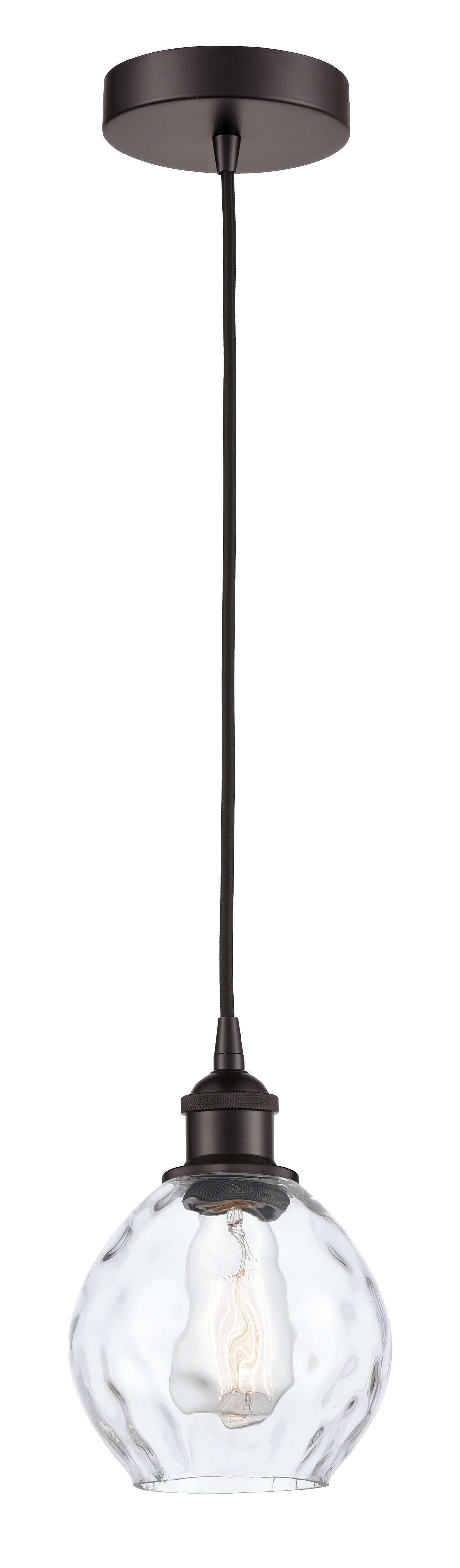Edison Mini Pendant Antique Brass 6 Inch