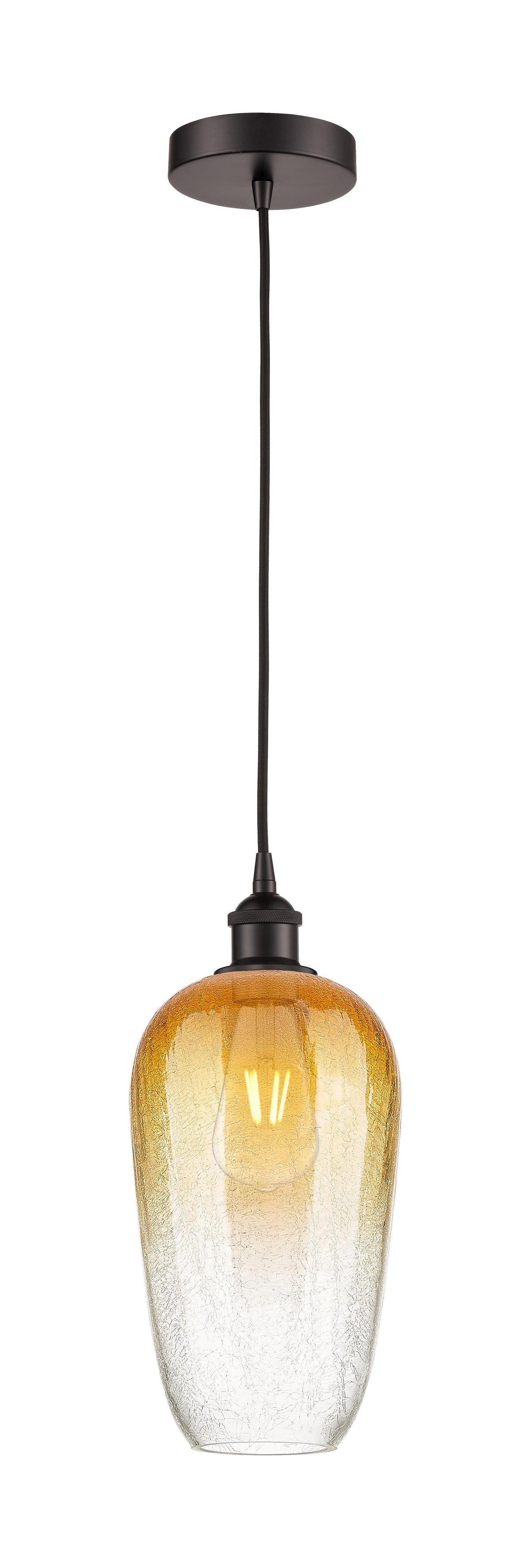 Edison Mini Pendant Antique Brass 7 Inch