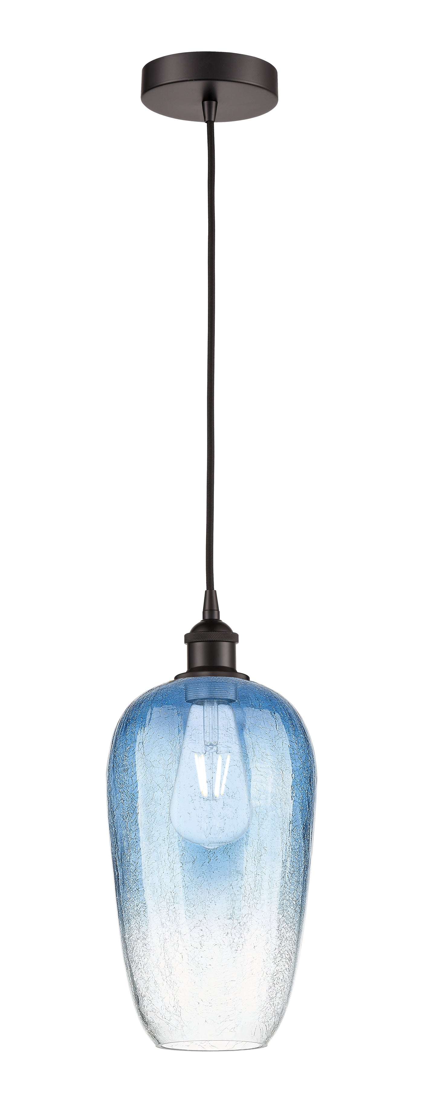 Edison Mini Pendant Antique Brass 7 Inch