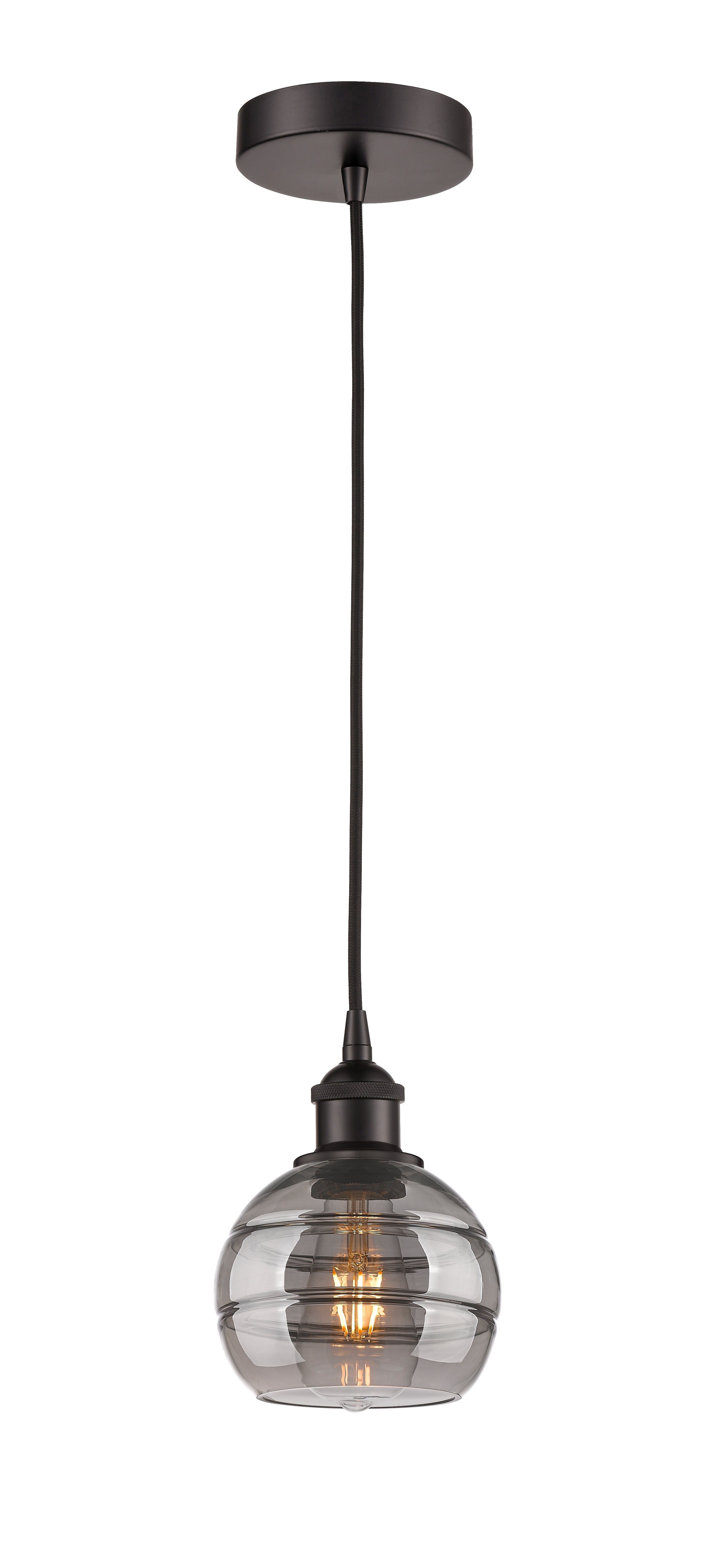 Edison Mini Pendant Antique Brass 5.875 Inch