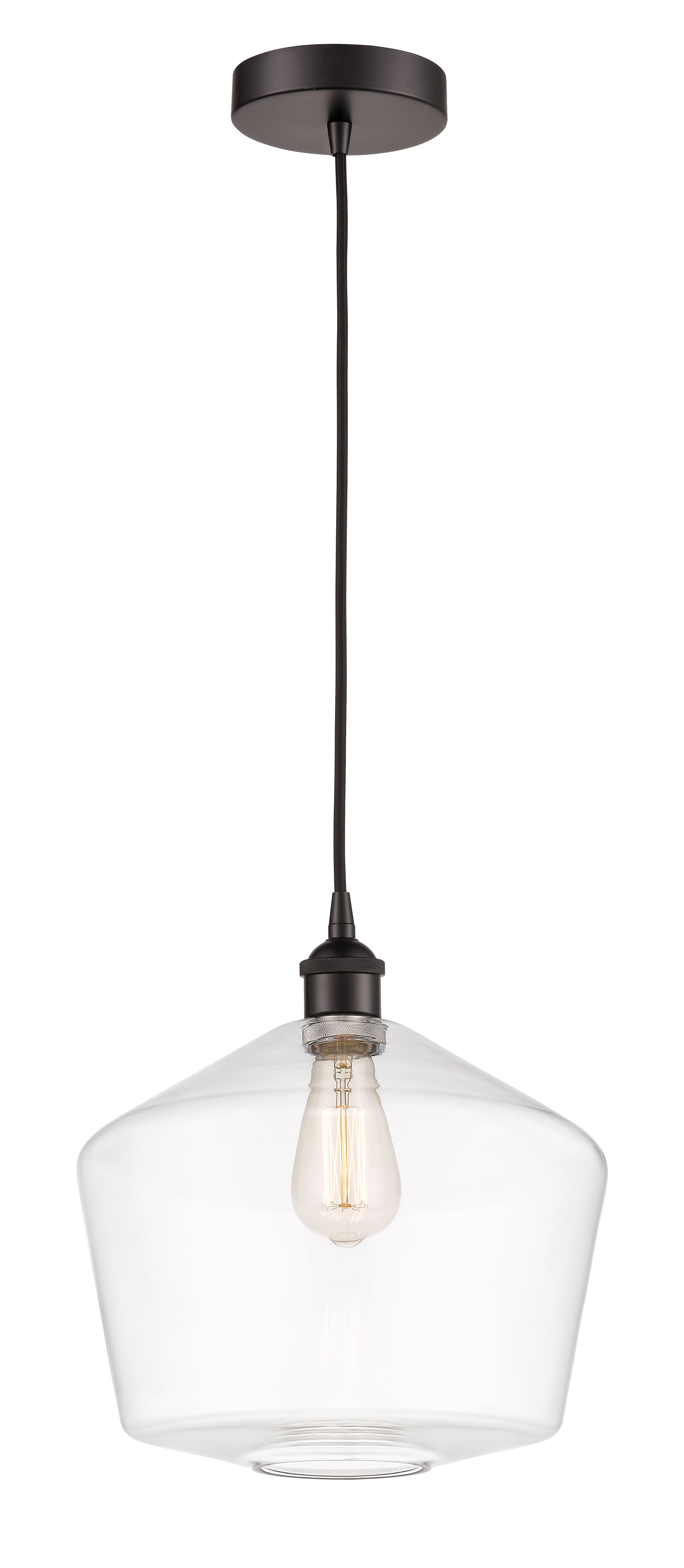 Edison Mini Pendant Cast Brass 13 Inch