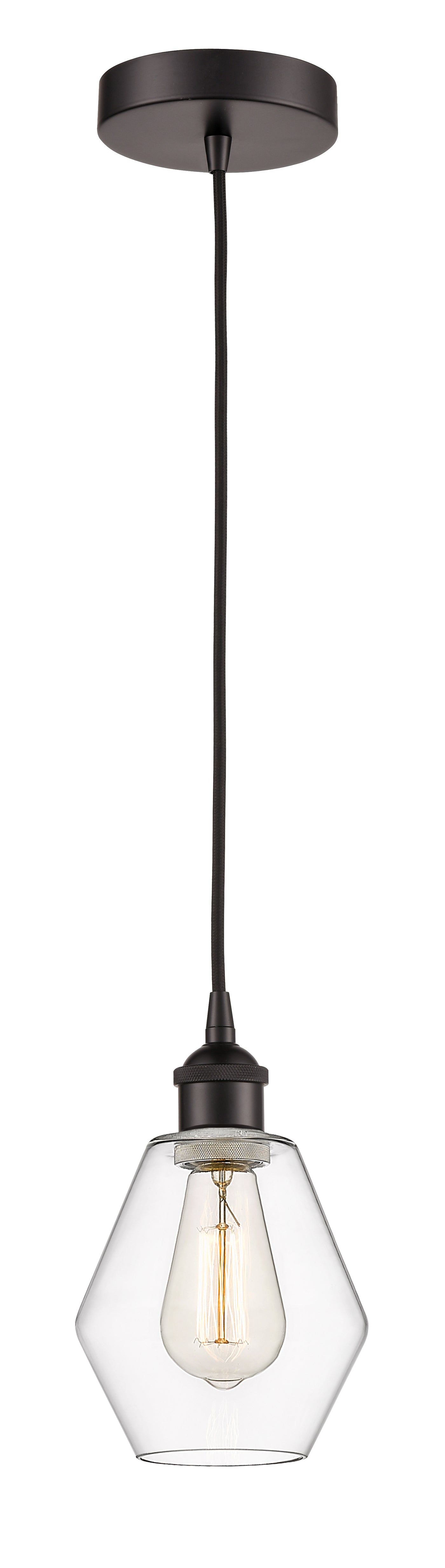 Edison Mini Pendant Antique Brass Finish
