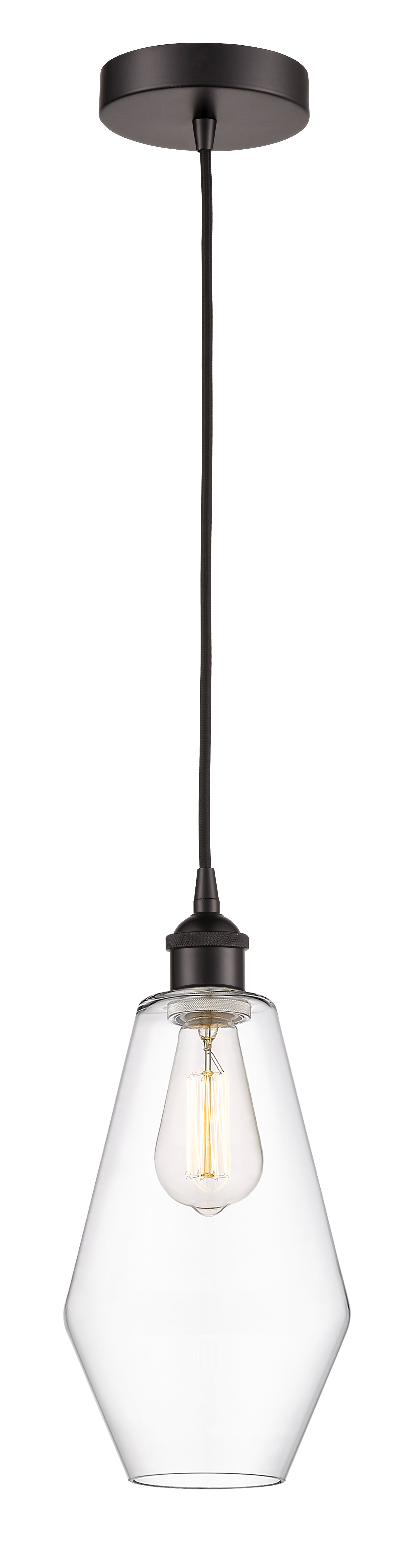Edison Mini Pendant Antique Brass Finish