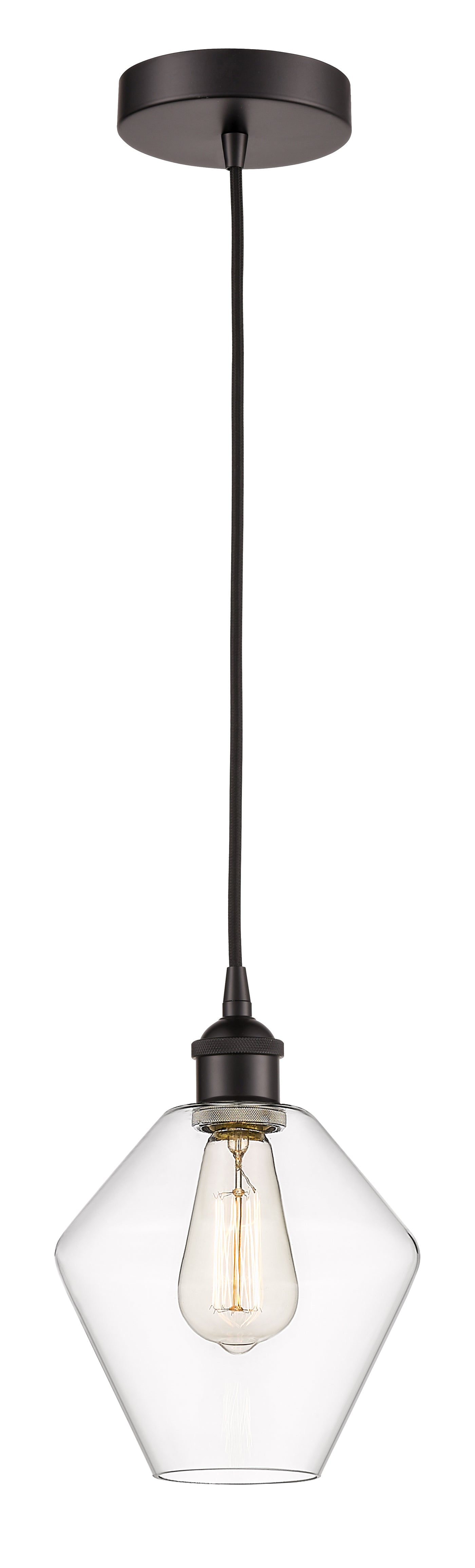 Edison Mini Pendant Cast Brass Antique