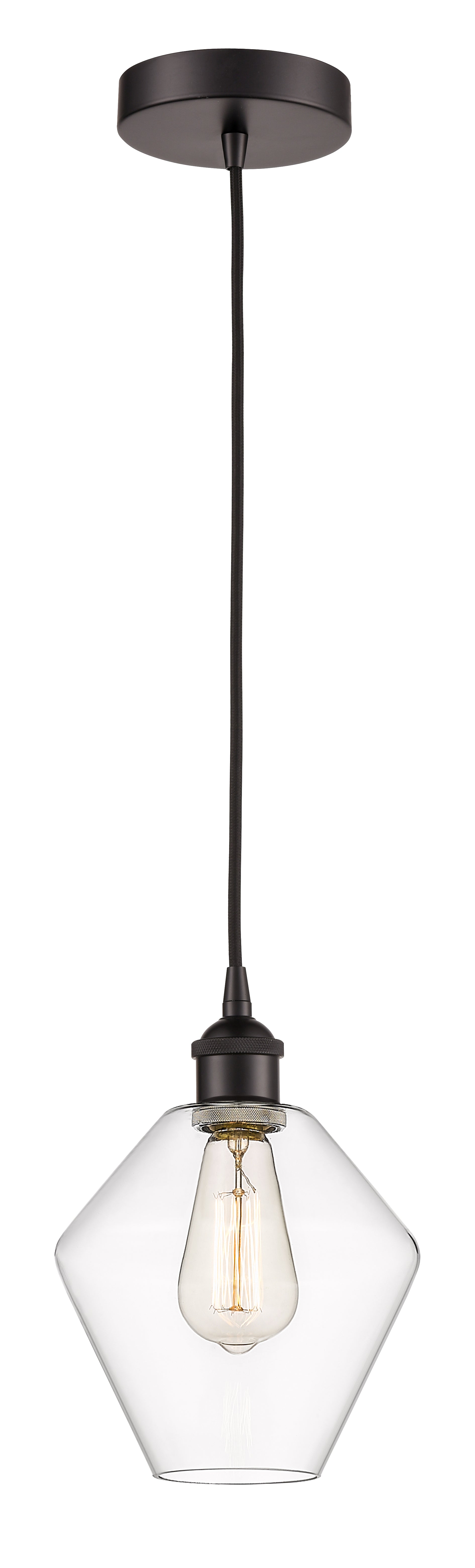 Edison Mini Pendant Cast Brass Antique
