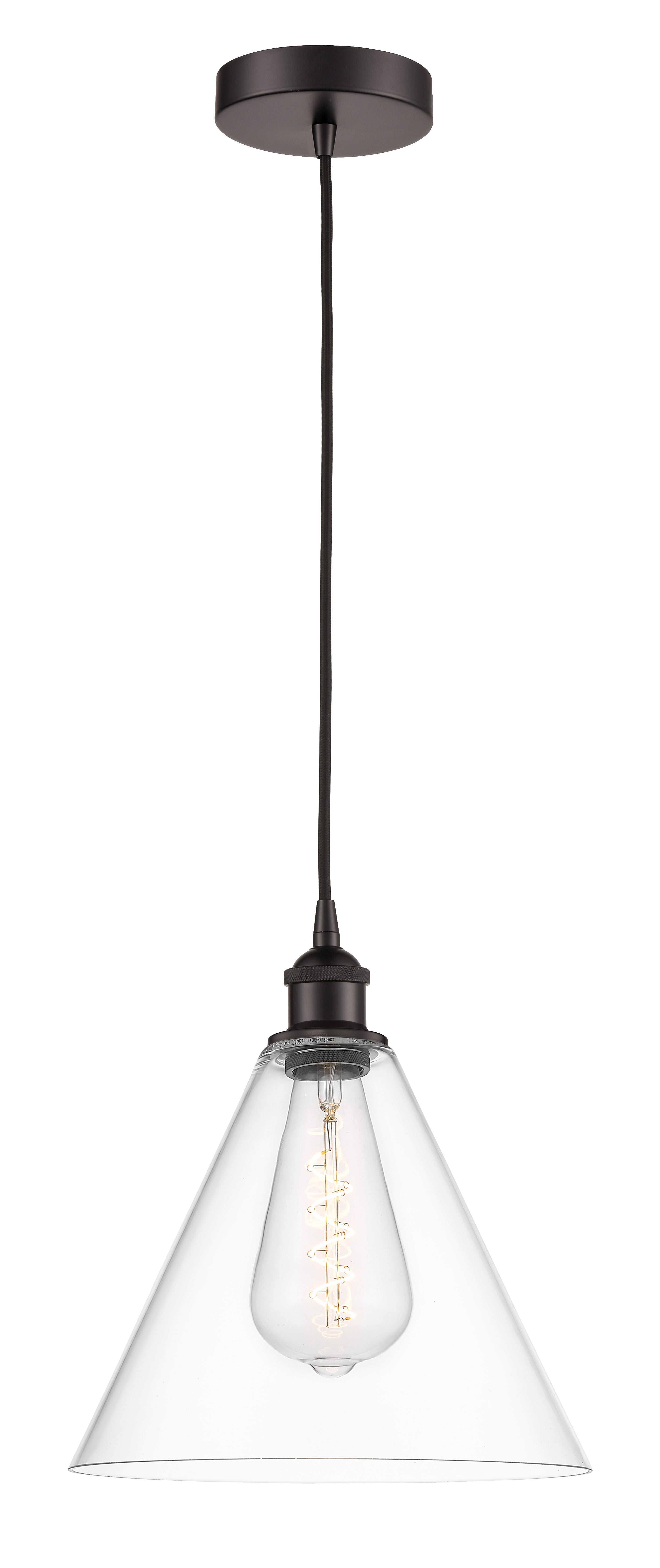 Edison Mini Pendant Cast Brass 6W