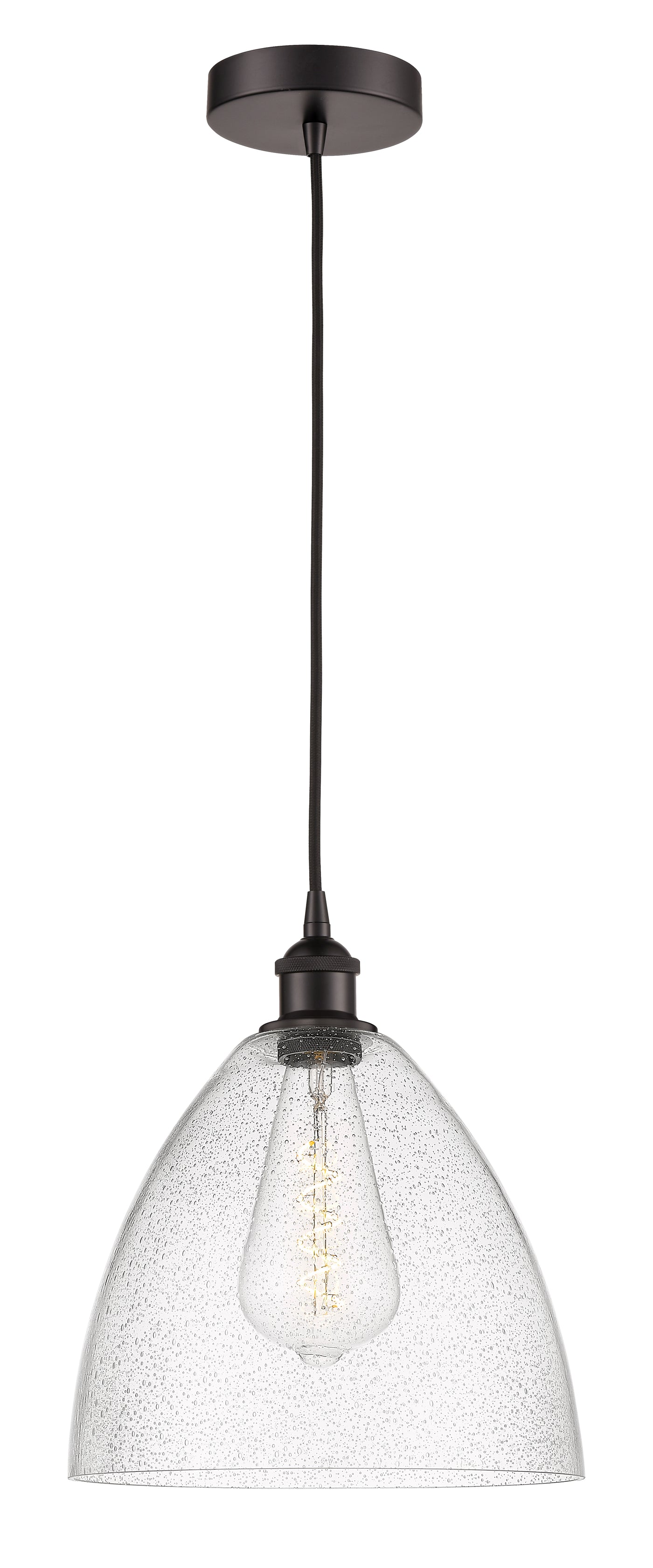 Edison Mini Pendant Cast Brass 12 Inch