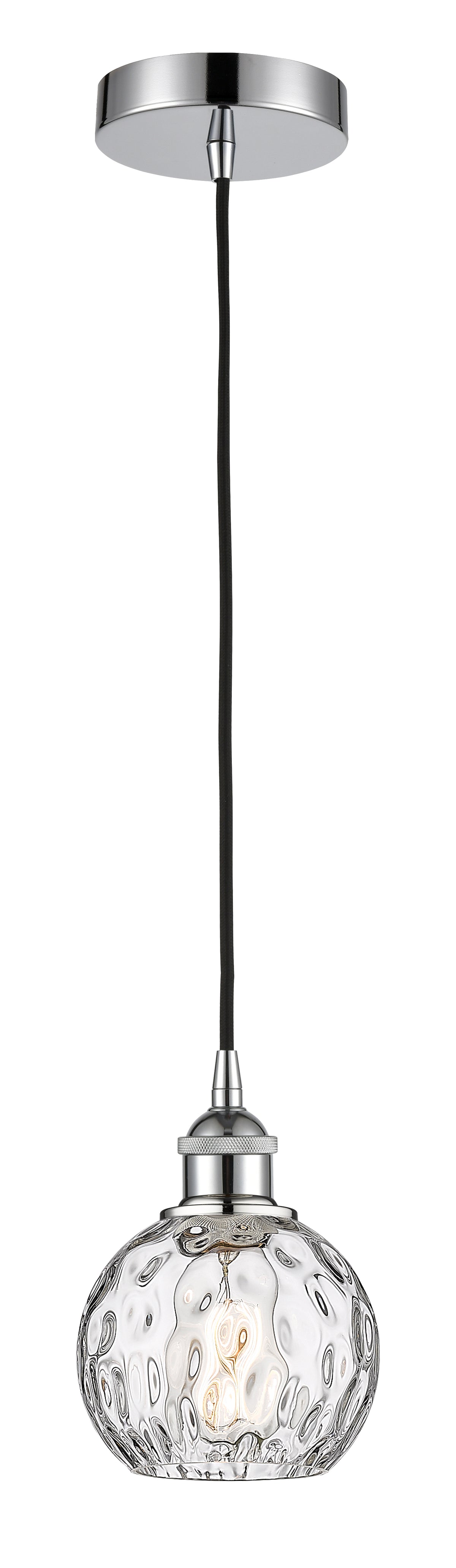 Edison Mini Pendant 6 Inch Brass Glass