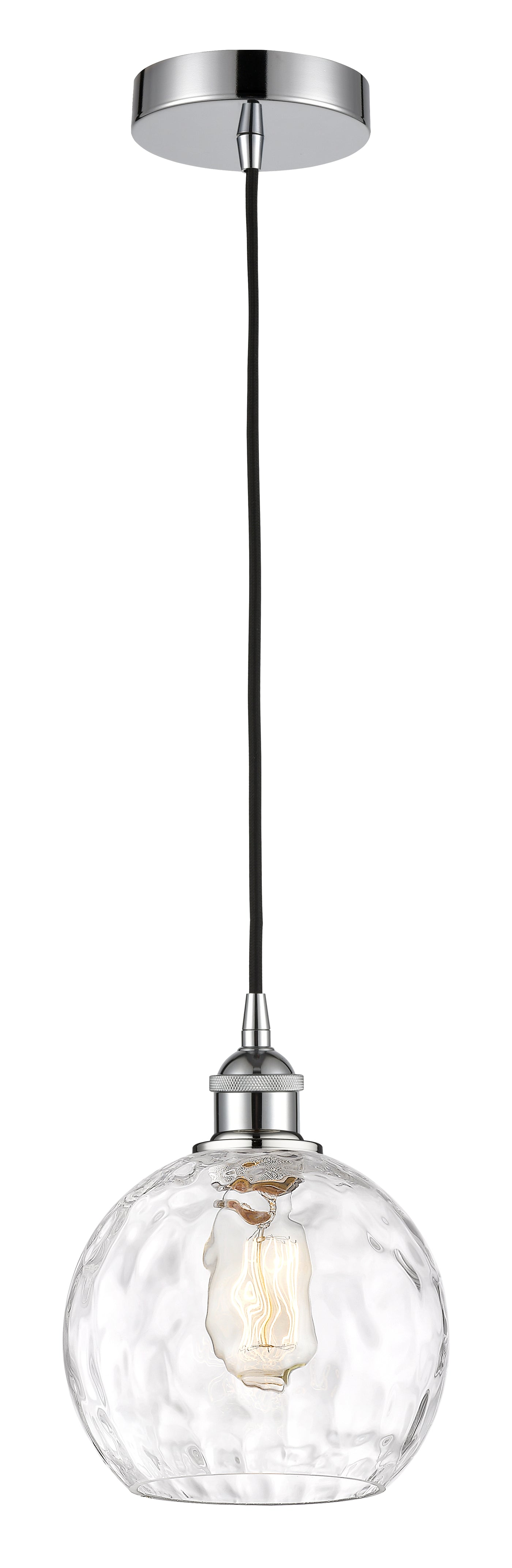 Edison Mini Pendant Antique Brass 8 Inch