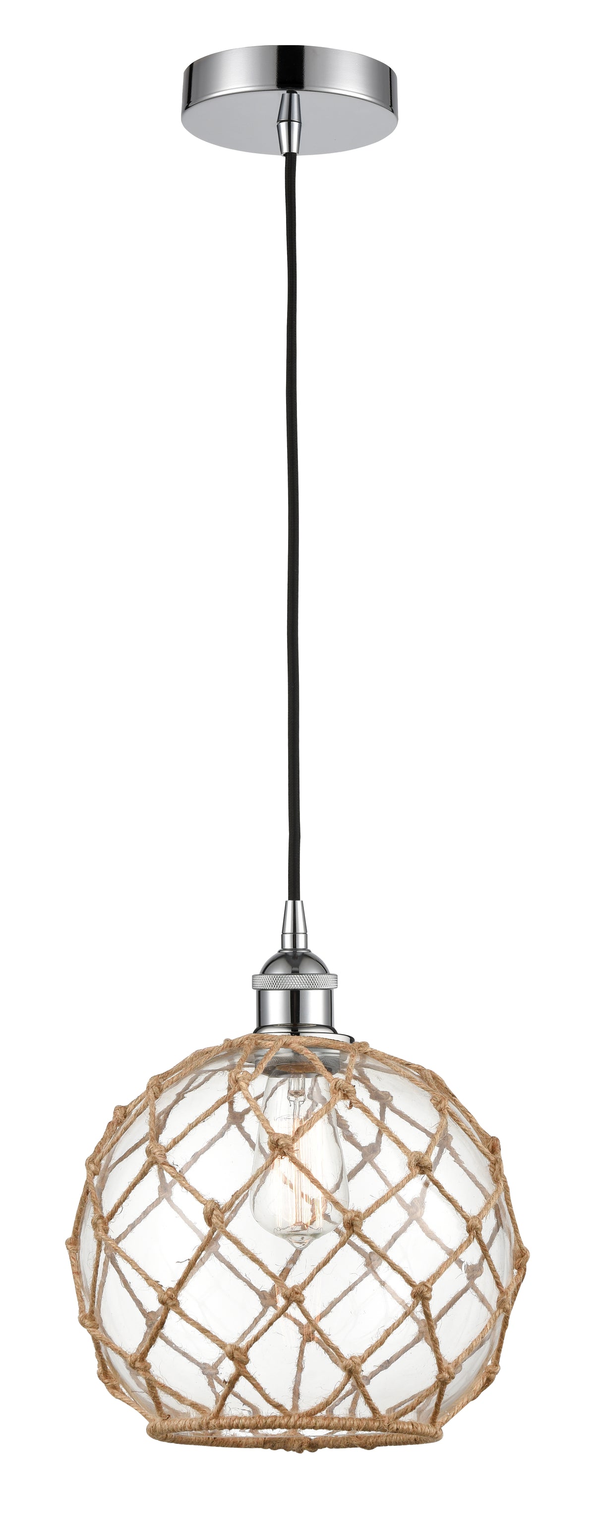 Edison Mini Pendant Antique Brass 10 Inch