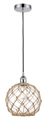 Edison Mini Pendant Antique Brass 10 Inch