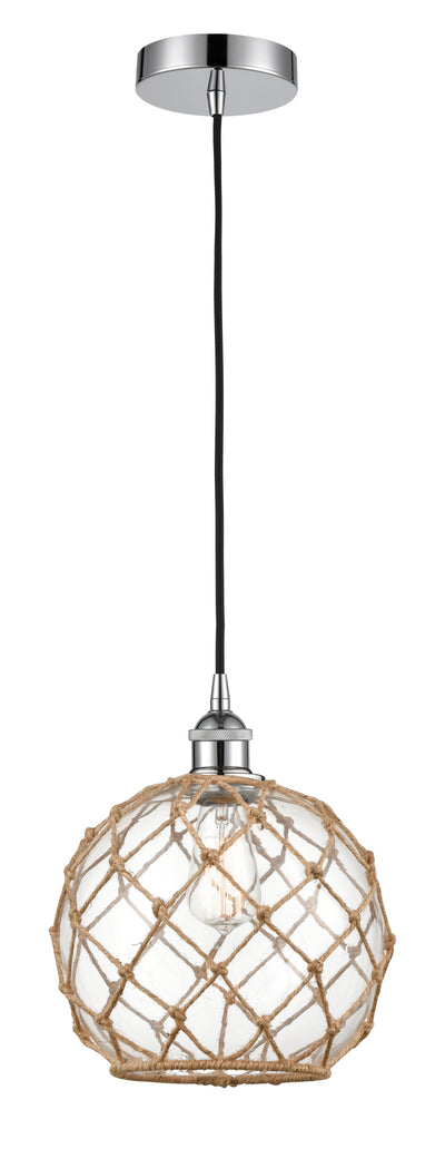 Edison Mini Pendant Antique Brass 10 Inch