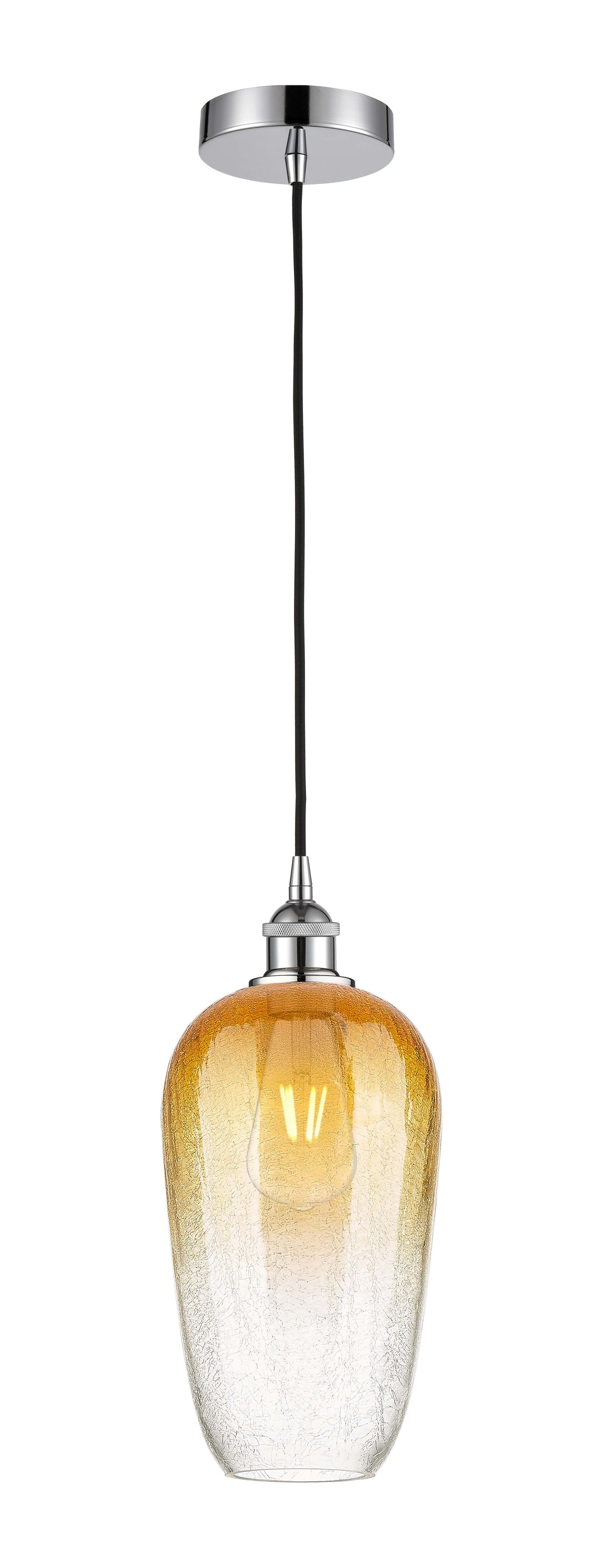 Edison Mini Pendant Antique Brass 7 Inch
