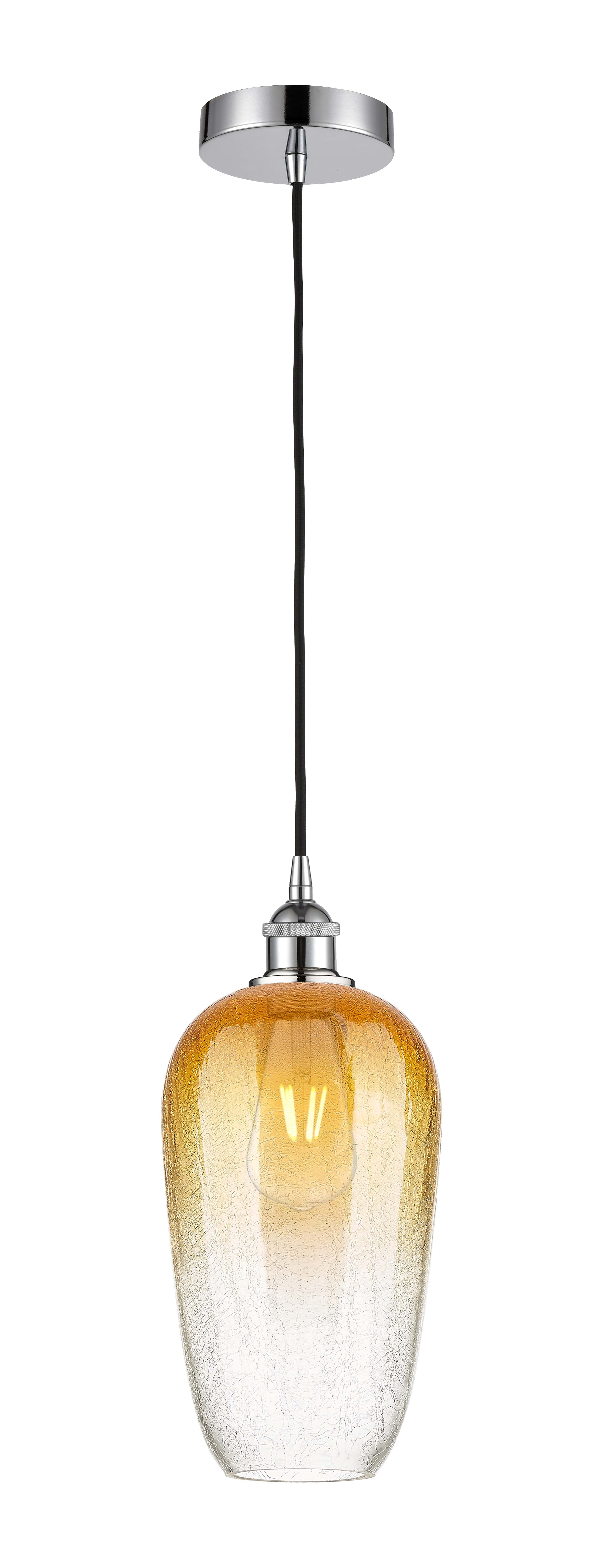 Edison Mini Pendant Antique Brass 7 Inch