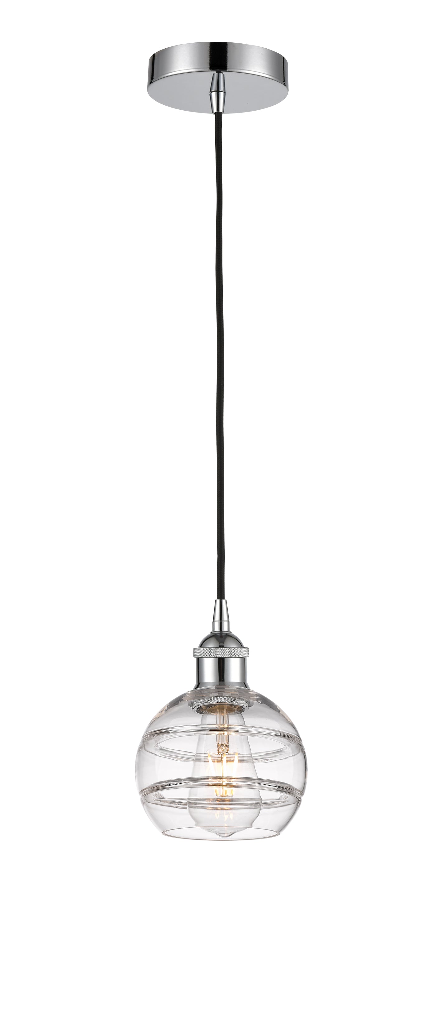 Edison Mini Pendant Antique Brass 5.875 Inch