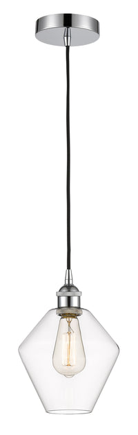 Edison Mini Pendant Cast Glass Brass
