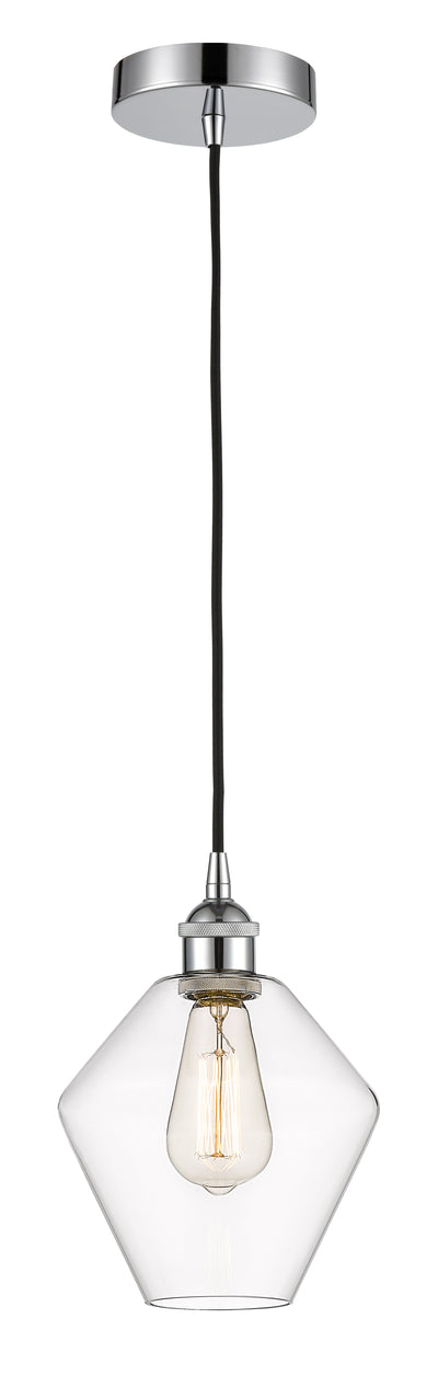 Edison Mini Pendant Cast Glass Brass