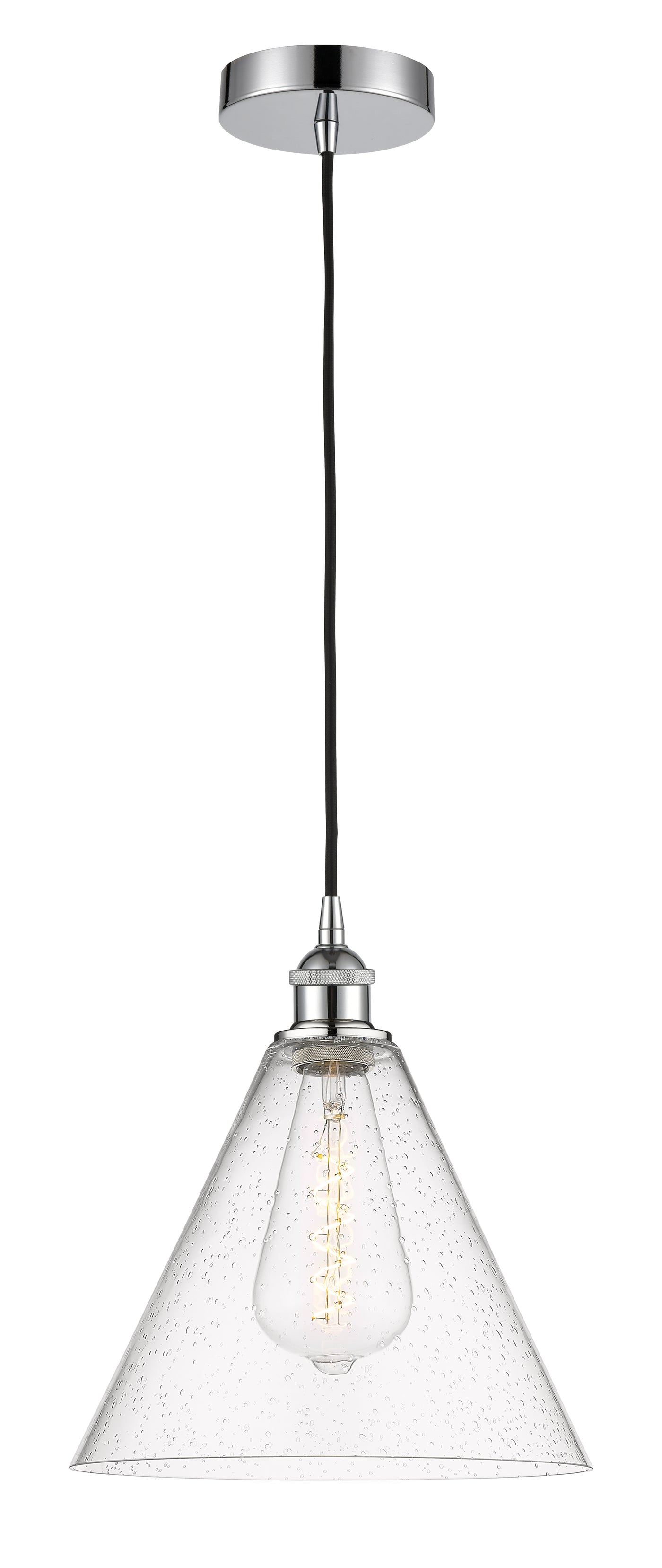 Edison Mini Pendant Antique Brass Glass