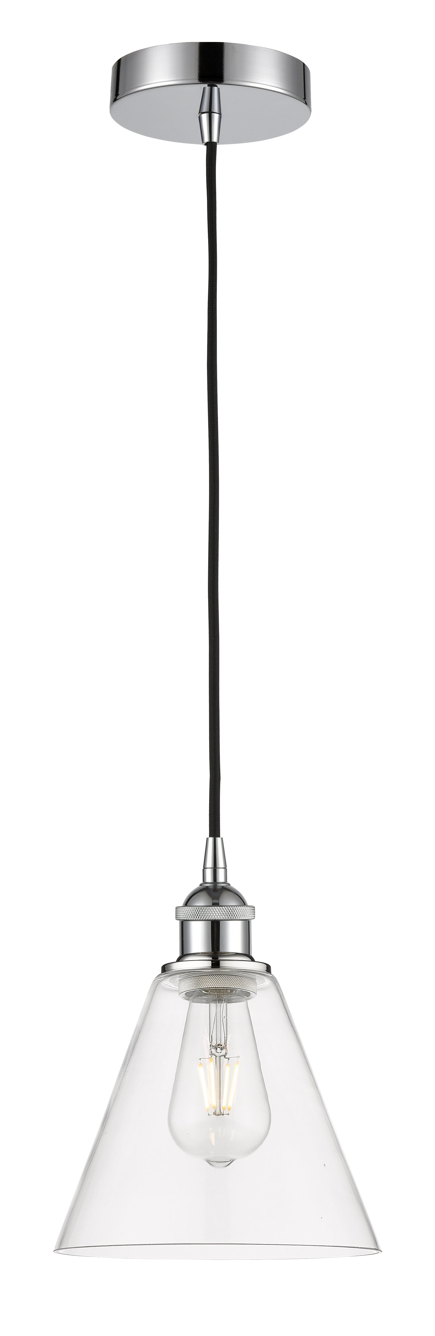 Edison Mini Pendant Antique Brass Glass