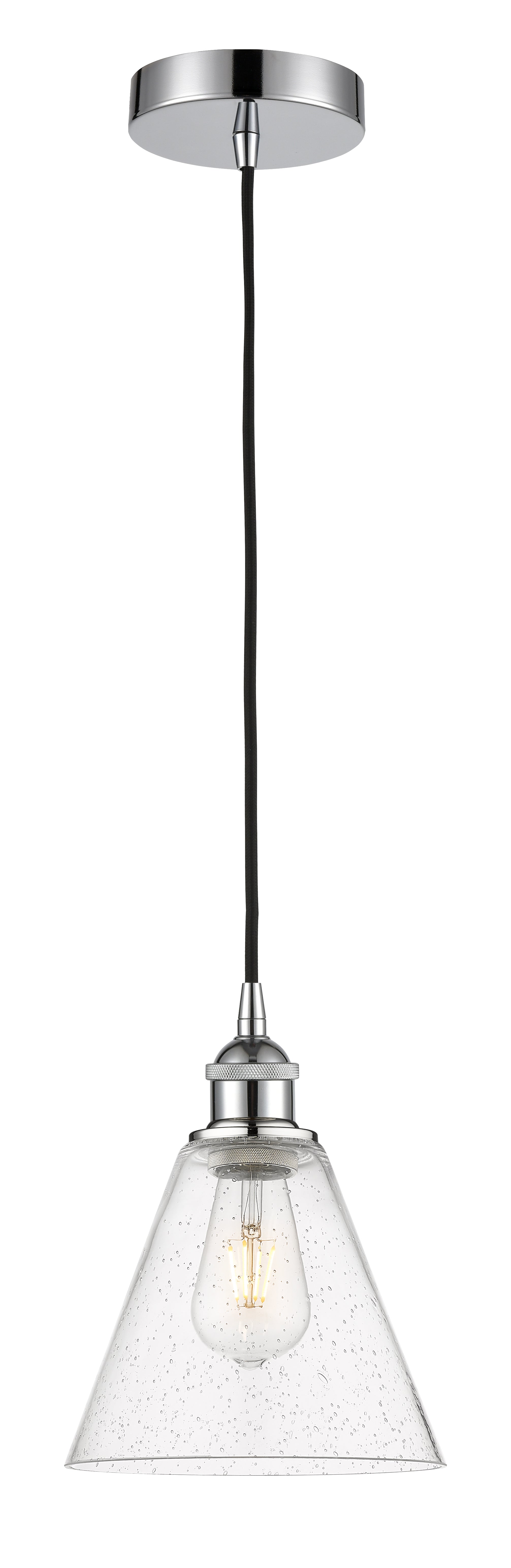 Edison Mini Pendant 8 Inch Antique Brass