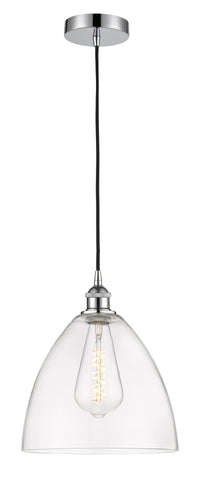 Edison Mini Pendant Cast Brass 12 Inch