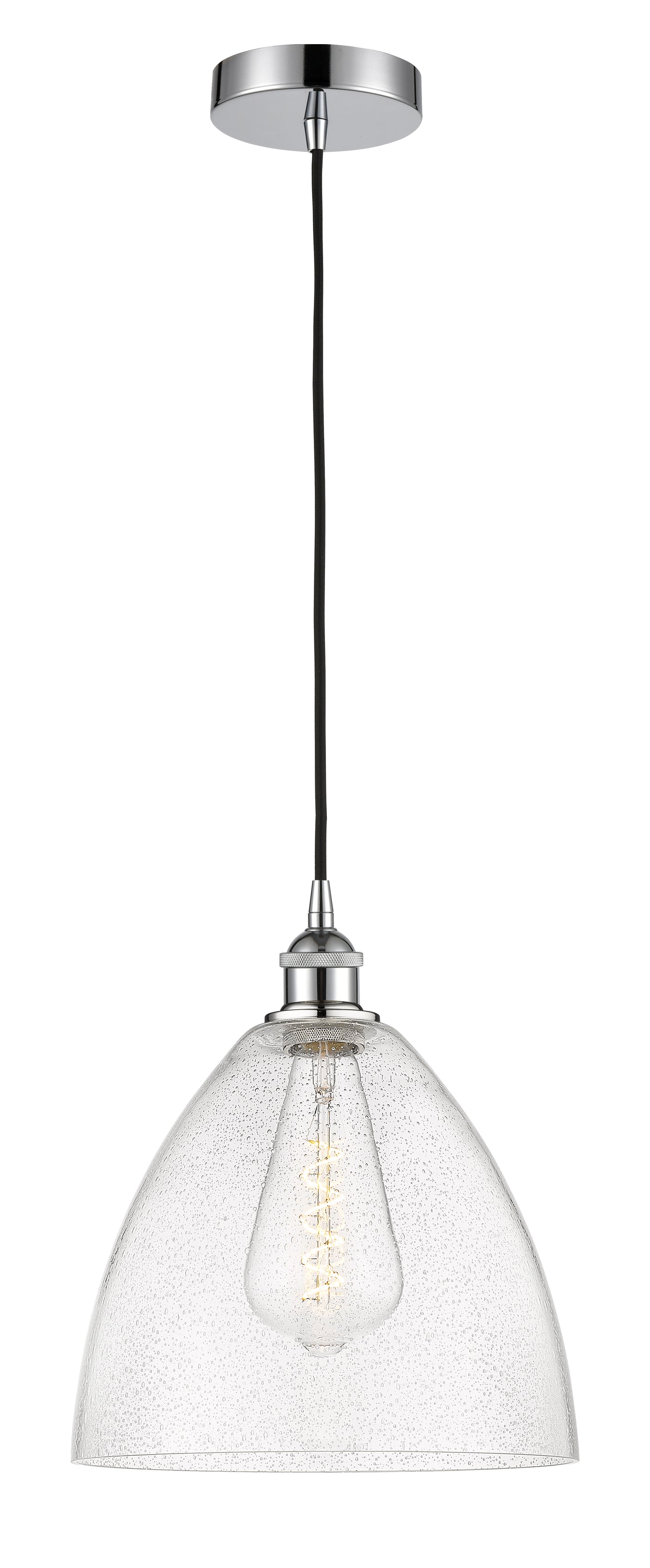 Edison Mini Pendant Cast Brass 12 Inch
