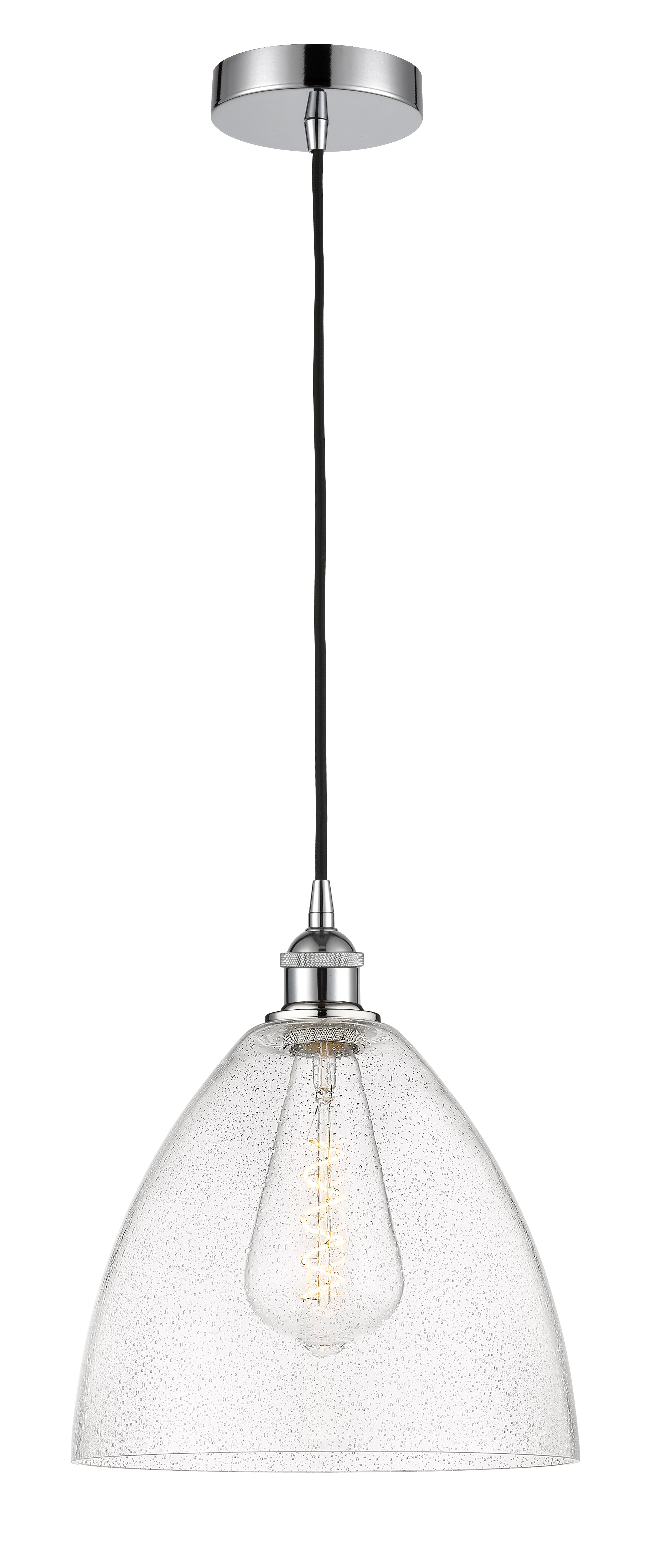 Edison Mini Pendant Cast Brass 12 Inch
