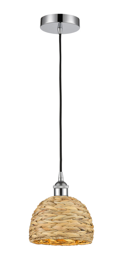 Edison Mini Pendant Antique Brass Woven