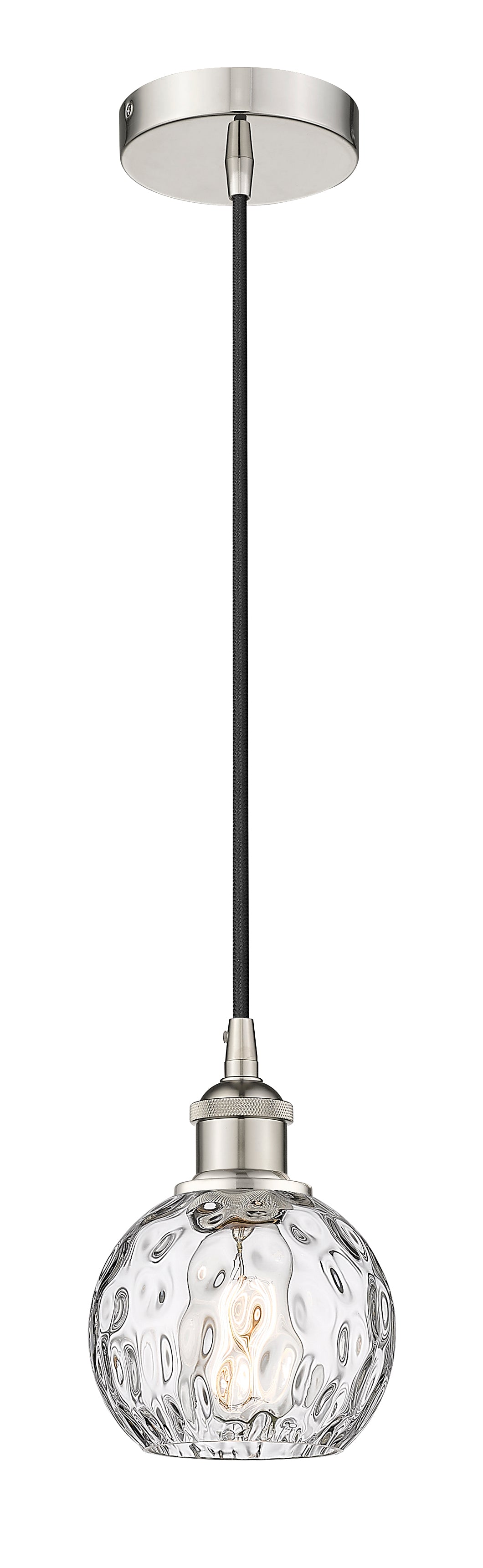 Edison Mini Pendant 6 Inch Brass Glass