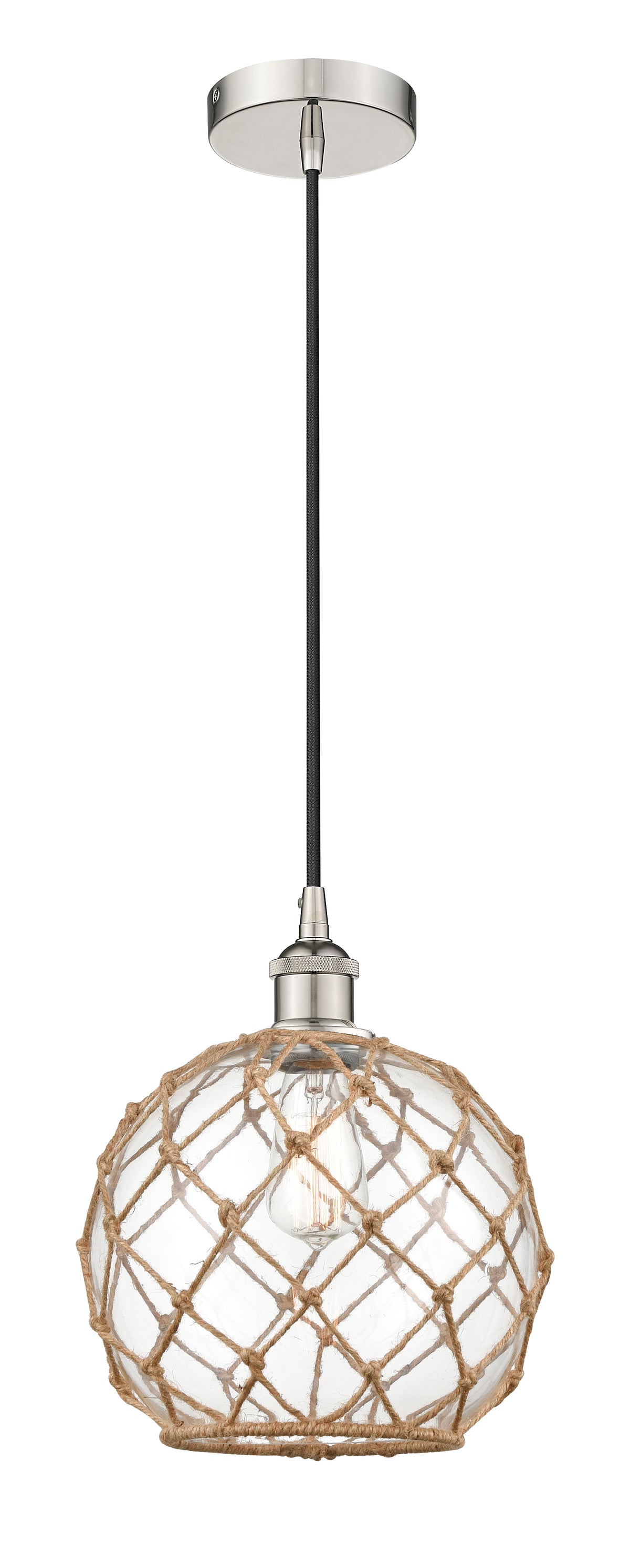 Edison Mini Pendant Antique Brass 10 Inch