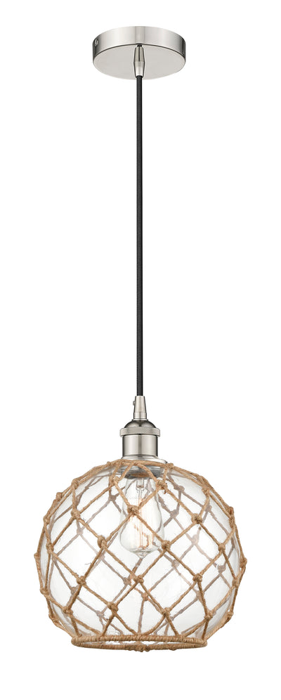 Edison Mini Pendant Antique Brass 10 Inch