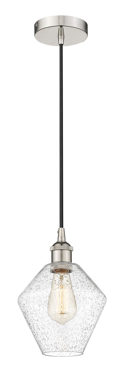 Edison Mini Pendant Cast Glass Brass