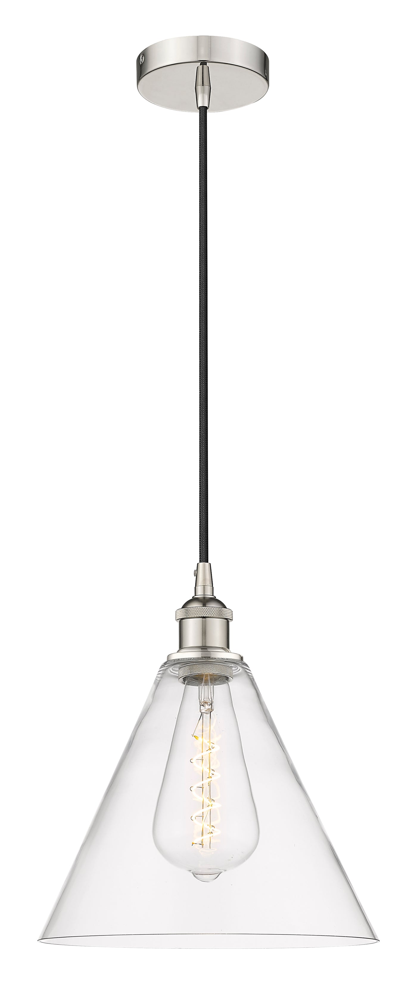 Edison Mini Pendant Antique Brass Glass