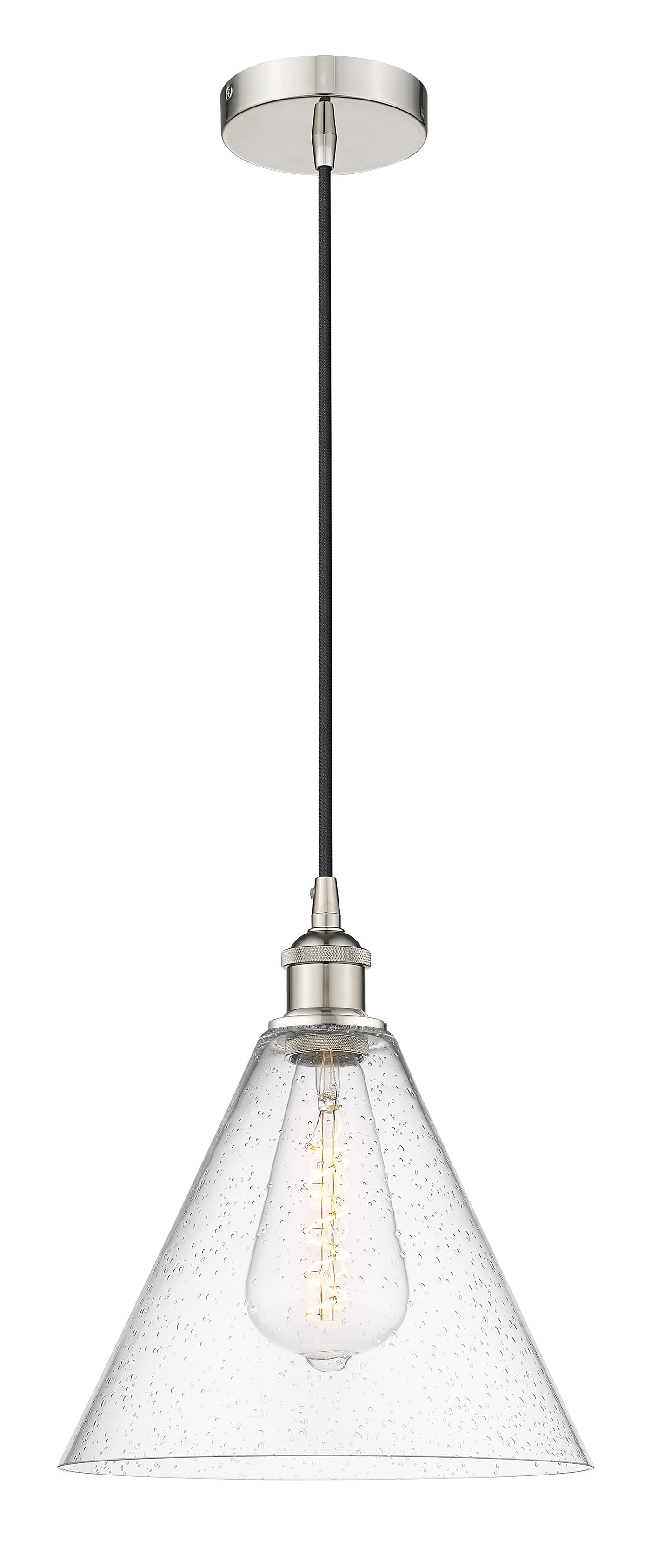 Edison Mini Pendant Antique Brass Glass