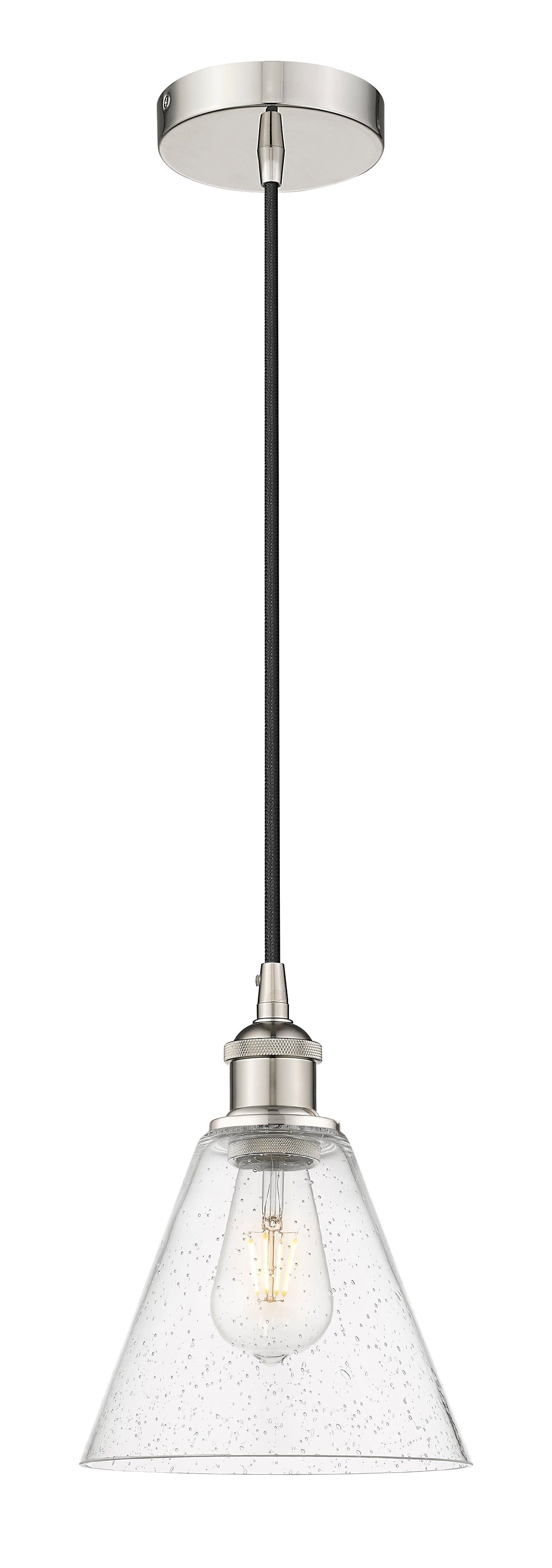 Edison Mini Pendant 8 Inch Antique Brass