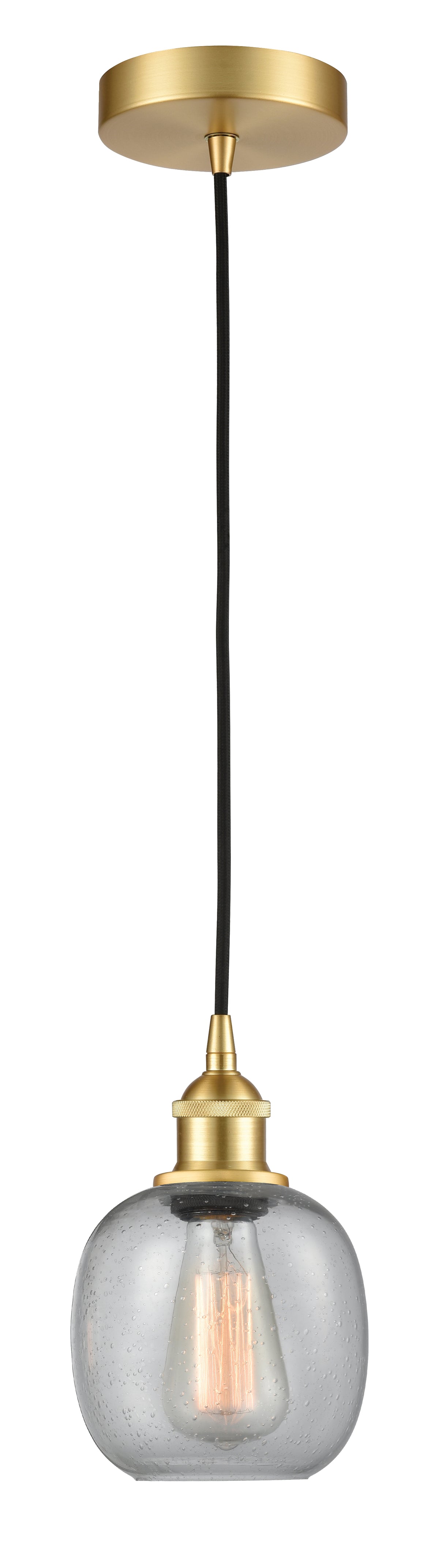Edison Mini Pendant Antique Brass Finish