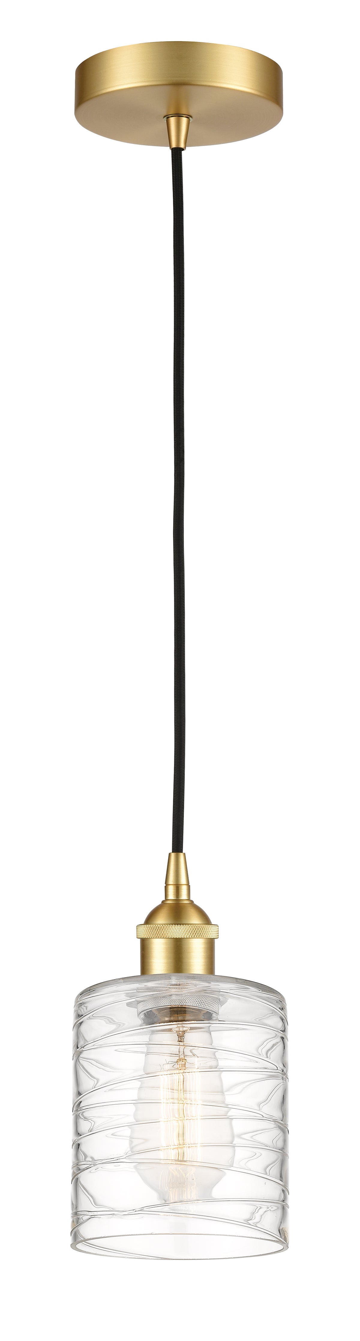 Edison Mini Pendant Antique Brass Finish
