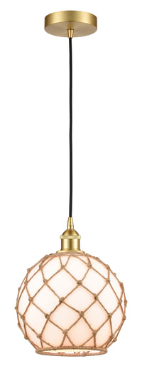 Edison Mini Pendant Antique Brass 10 Inch
