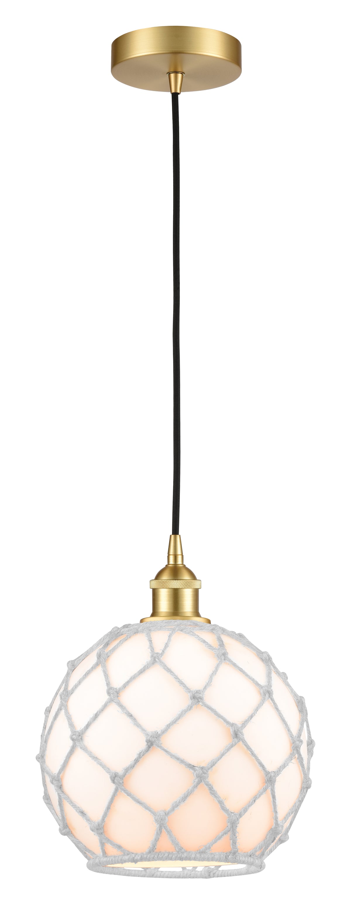 Edison Mini Pendant Antique Brass 10 Inch
