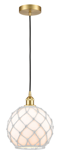 Edison Mini Pendant Antique Brass 10 Inch