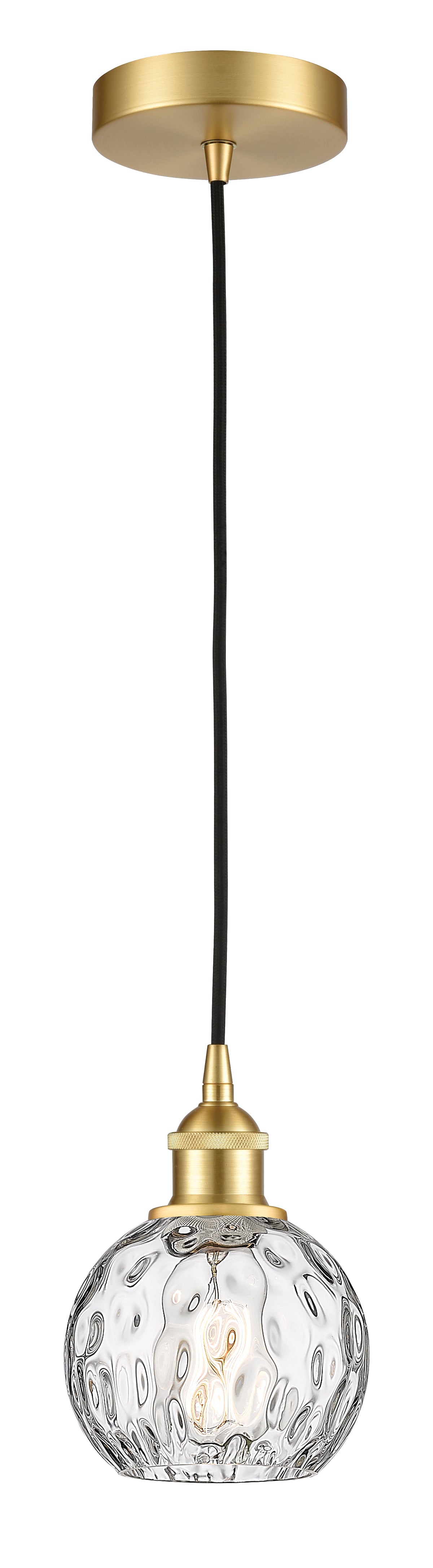 Edison Mini Pendant Antique Brass 10 Inch
